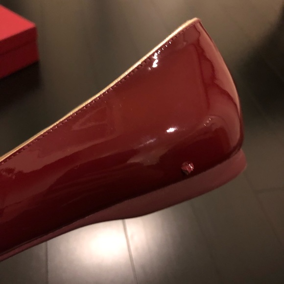 Salvatore Ferragamo Nina Bow patent leather flats